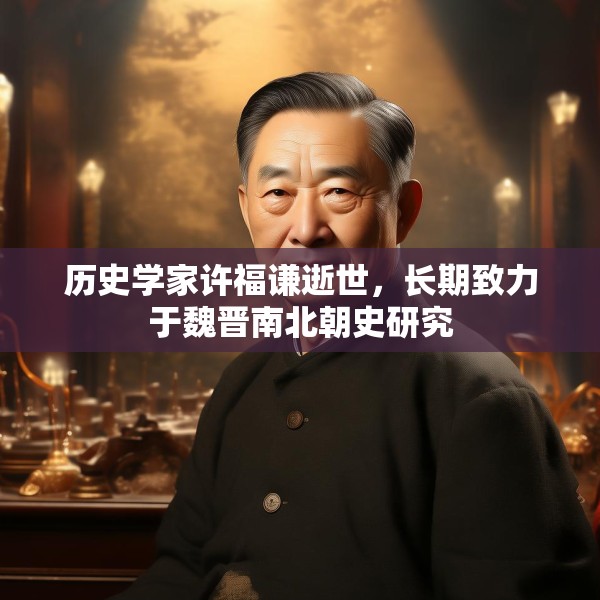 历史学家许福谦逝世，长期致力于魏晋南北朝史研究