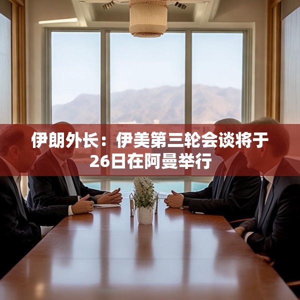 伊朗外长：伊美第三轮会谈将于26日在阿曼举行