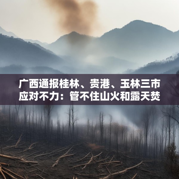广西通报桂林、贵港、玉林三市应对不力：管不住山火和露天焚烧