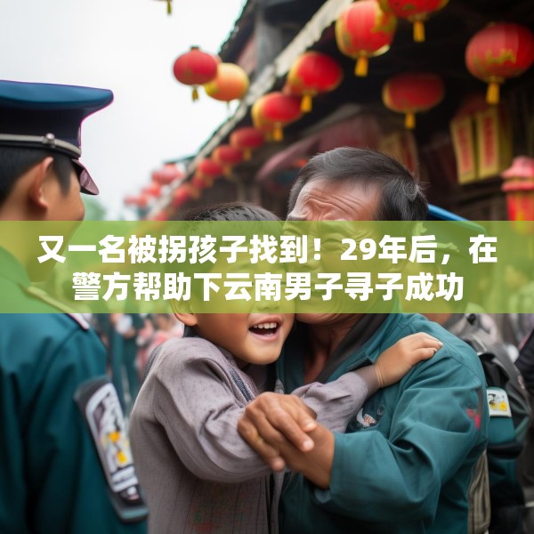 又一名被拐孩子找到！29年后，在警方帮助下云南男子寻子成功