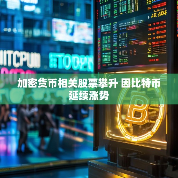 加密货币相关股票攀升 因比特币延续涨势