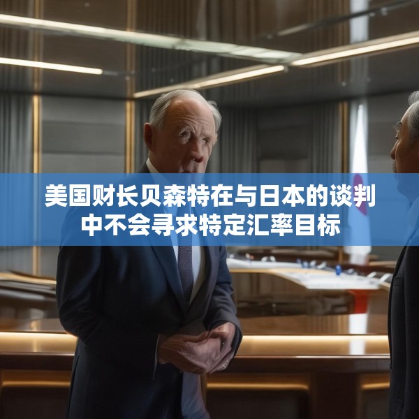 美国财长贝森特在与日本的谈判中不会寻求特定汇率目标