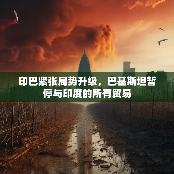 印巴紧张局势升级，巴基斯坦暂停与印度的所有贸易