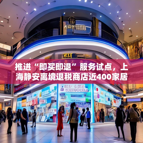 推进“即买即退”服务试点，上海静安离境退税商店近400家居全市首位