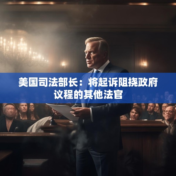 美国司法部长：将起诉阻挠政府议程的其他法官