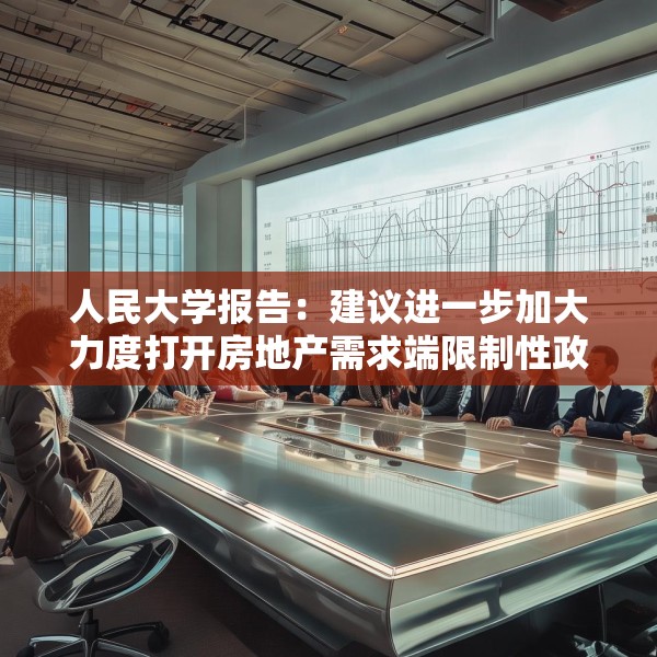 人民大学报告：建议进一步加大力度打开房地产需求端限制性政策
