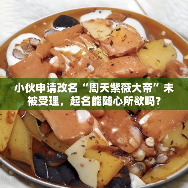 小伙申请改名“周天紫薇大帝”未被受理，起名能随心所欲吗？