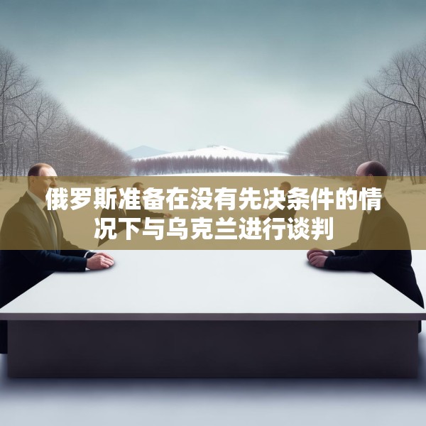 俄罗斯准备在没有先决条件的情况下与乌克兰进行谈判