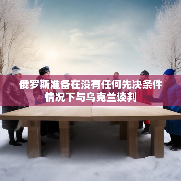 俄罗斯准备在没有任何先决条件情况下与乌克兰谈判