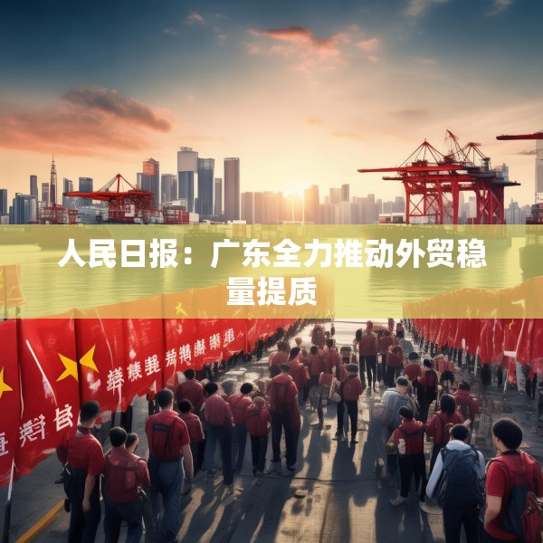 人民日报：广东全力推动外贸稳量提质