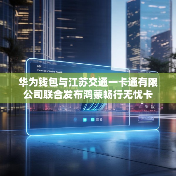 华为钱包与江苏交通一卡通有限公司联合发布鸿蒙畅行无忧卡