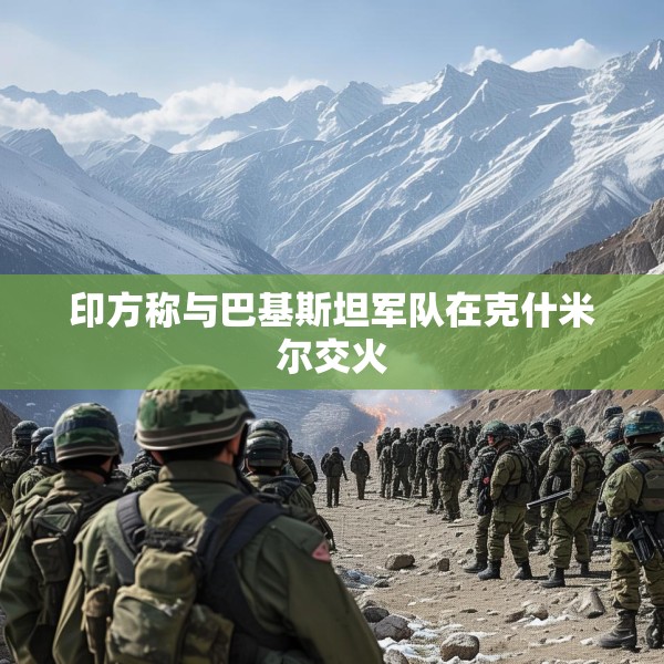 印方称与巴基斯坦军队在克什米尔交火