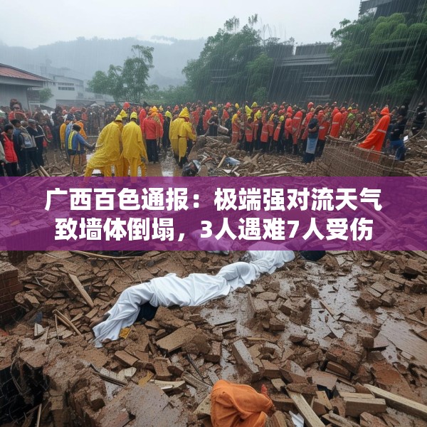 广西百色通报：极端强对流天气致墙体倒塌，3人遇难7人受伤