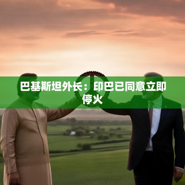 巴基斯坦外长：印巴已同意立即停火