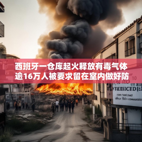 西班牙一仓库起火释放有毒气体 逾16万人被要求留在室内做好防护