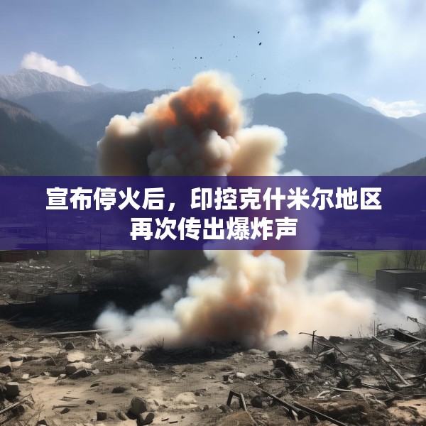 宣布停火后，印控克什米尔地区再次传出爆炸声