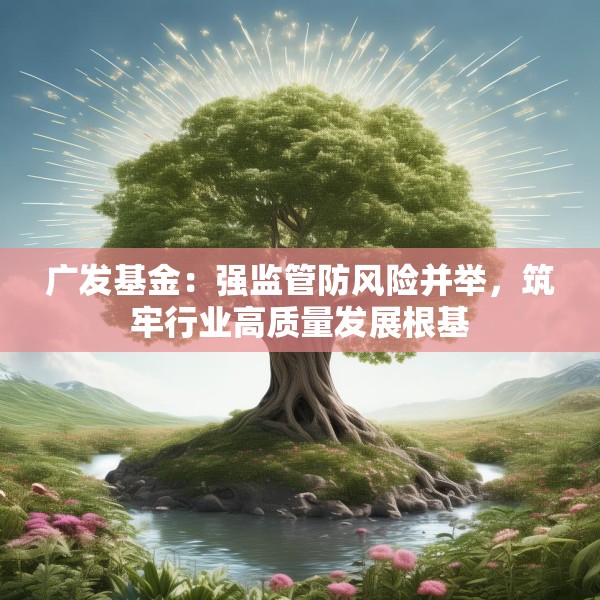 广发基金：强监管防风险并举，筑牢行业高质量发展根基