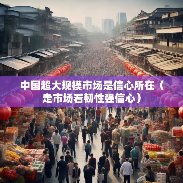 中国超大规模市场是信心所在（走市场看韧性强信心）