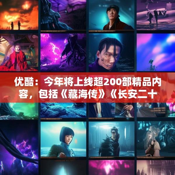 优酷：今年将上线超200部精品内容，包括《藏海传》《长安二十四计》等
