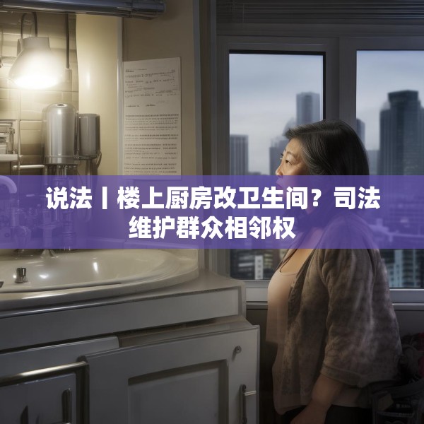 说法丨楼上厨房改卫生间？司法维护群众相邻权