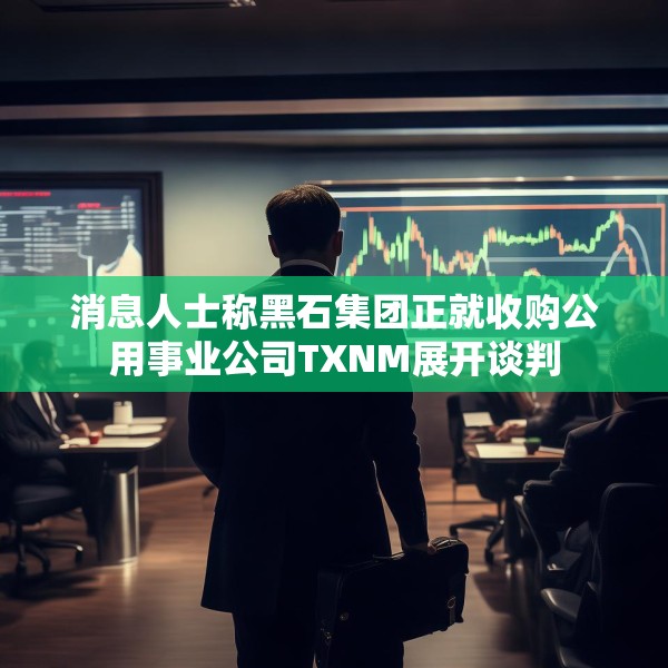 消息人士称黑石集团正就收购公用事业公司TXNM展开谈判