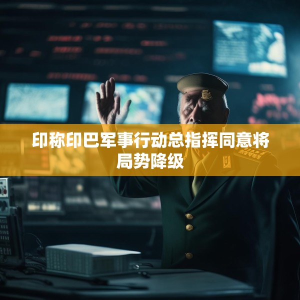 印称印巴军事行动总指挥同意将局势降级