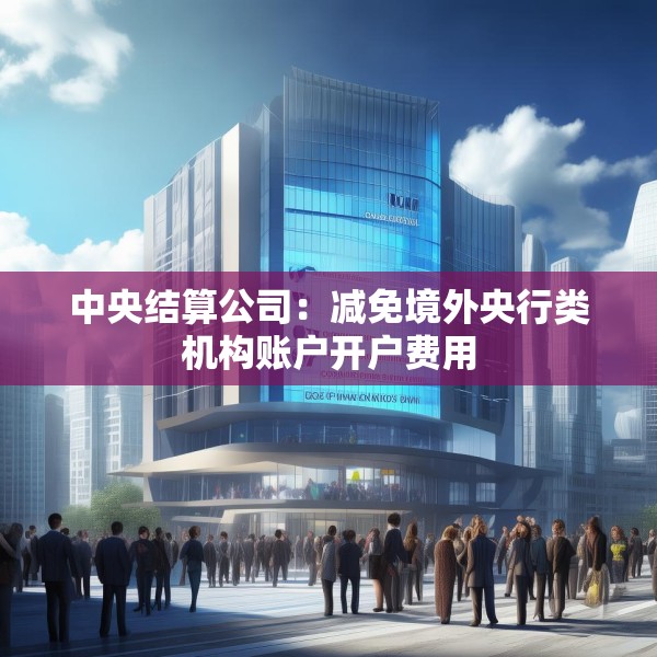 中央结算公司：减免境外央行类机构账户开户费用