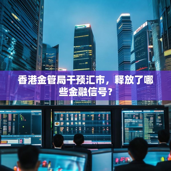香港金管局干预汇市，释放了哪些金融信号？