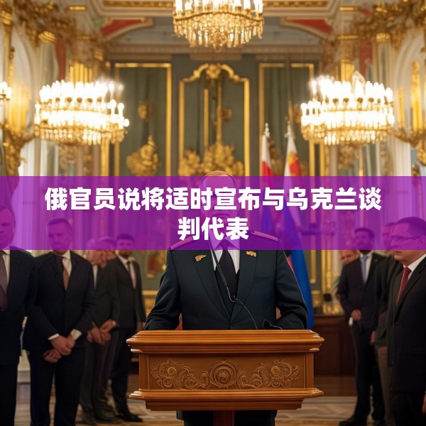 俄官员说将适时宣布与乌克兰谈判代表