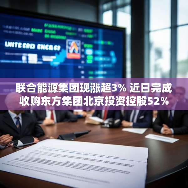 联合能源集团现涨超3% 近日完成收购东方集团北京投资控股52%股权