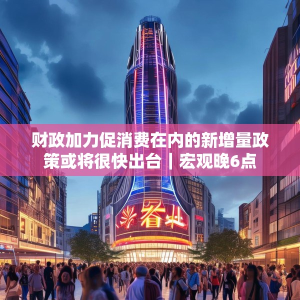 财政加力促消费在内的新增量政策或将很快出台｜宏观晚6点