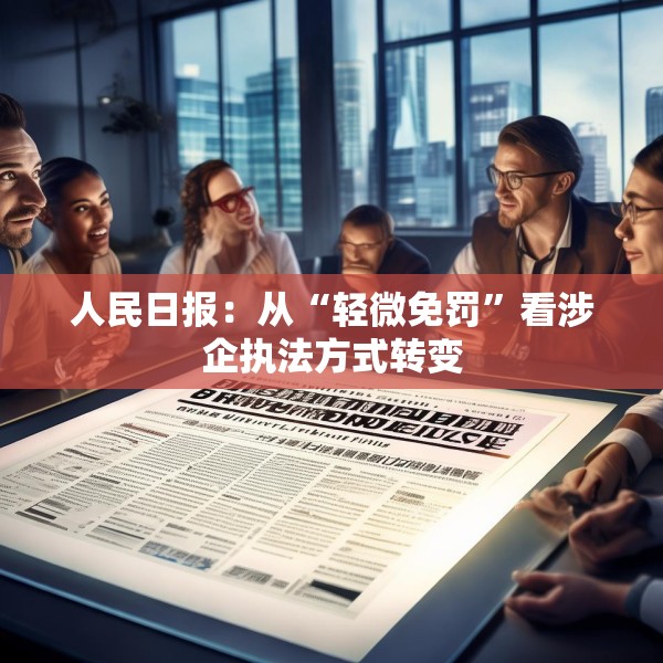 人民日报：从“轻微免罚”看涉企执法方式转变