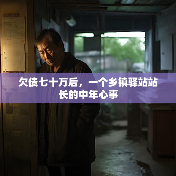 欠债七十万后，一个乡镇驿站站长的中年心事