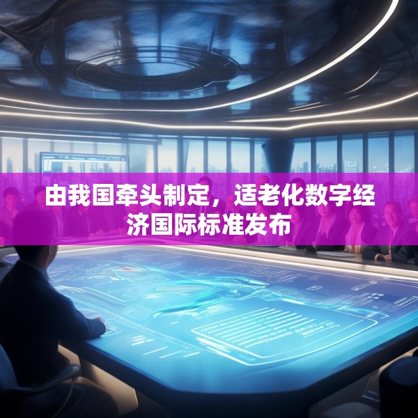 由我国牵头制定，适老化数字经济国际标准发布