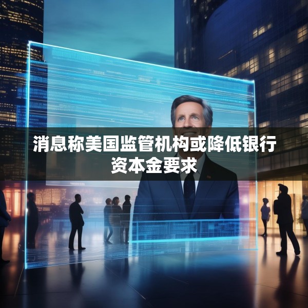 消息称美国监管机构或降低银行资本金要求