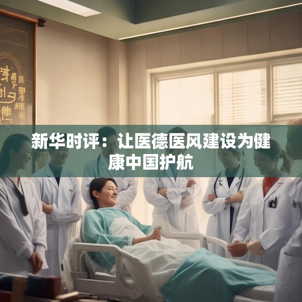 新华时评：让医德医风建设为健康中国护航