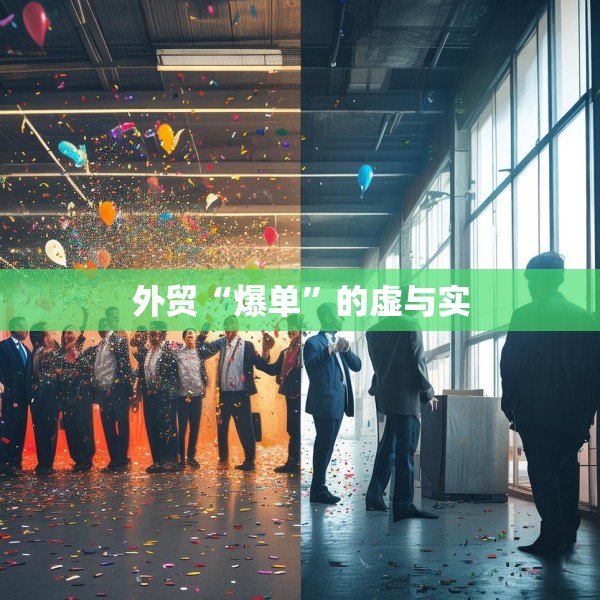 外贸“爆单”的虚与实
