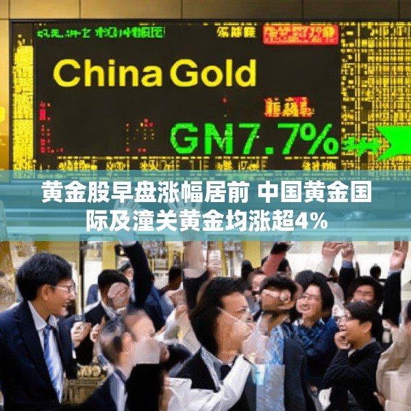 黄金股早盘涨幅居前 中国黄金国际及潼关黄金均涨超4%