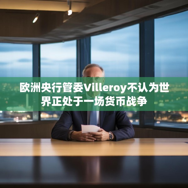 欧洲央行管委Villeroy不认为世界正处于一场货币战争