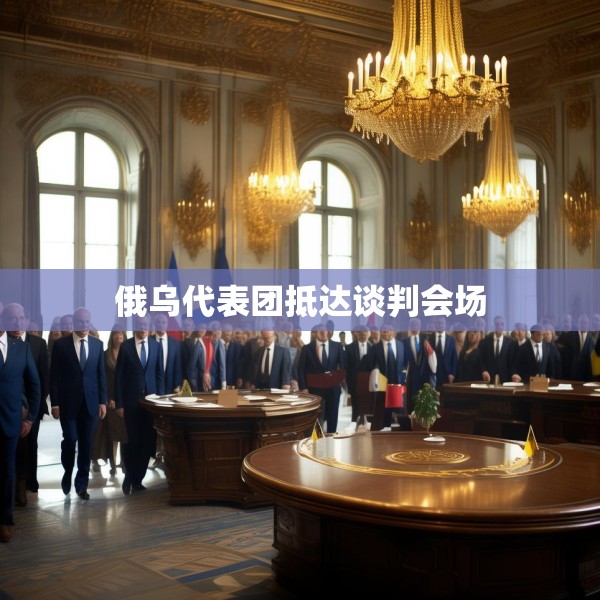 俄乌代表团抵达谈判会场
