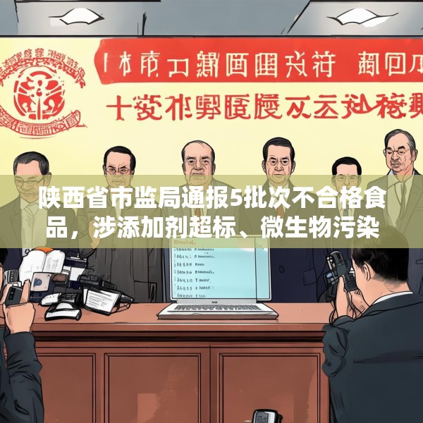 陕西省市监局通报5批次不合格食品，涉添加剂超标、微生物污染等问题