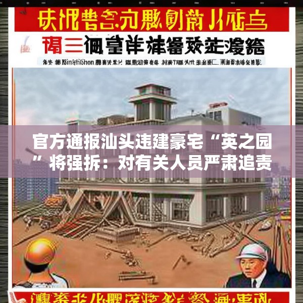官方通报汕头违建豪宅“英之园”将强拆：对有关人员严肃追责问责