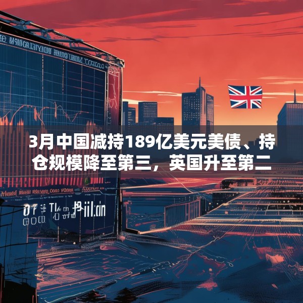 3月中国减持189亿美元美债、持仓规模降至第三，英国升至第二