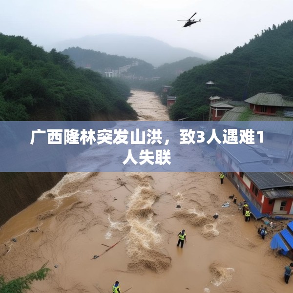 广西隆林突发山洪，致3人遇难1人失联