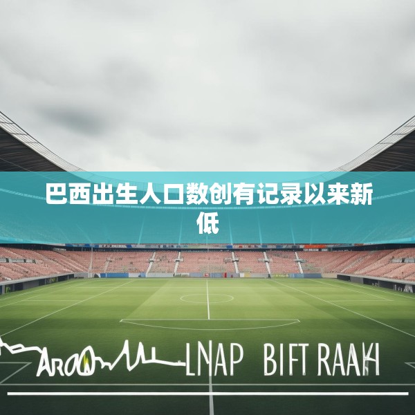 巴西出生人口数创有记录以来新低
