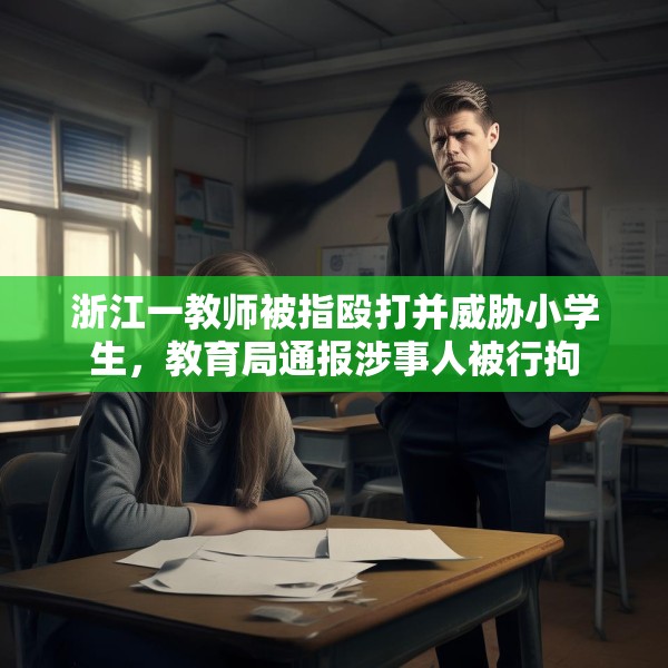 浙江一教师被指殴打并威胁小学生，教育局通报涉事人被行拘