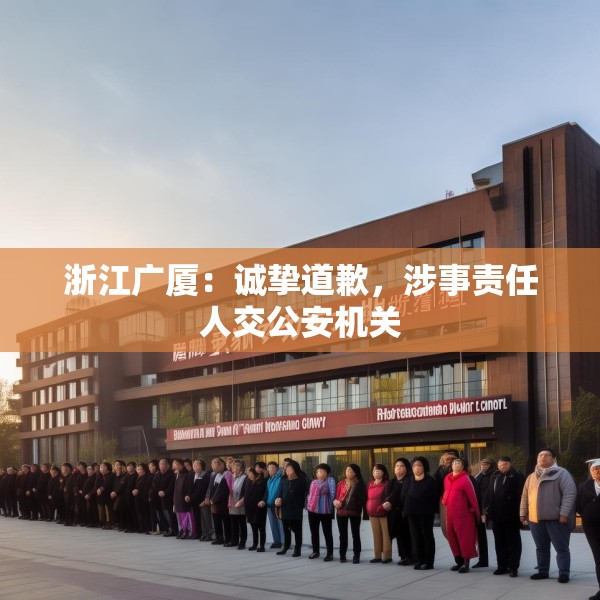 浙江广厦：诚挚道歉，涉事责任人交公安机关