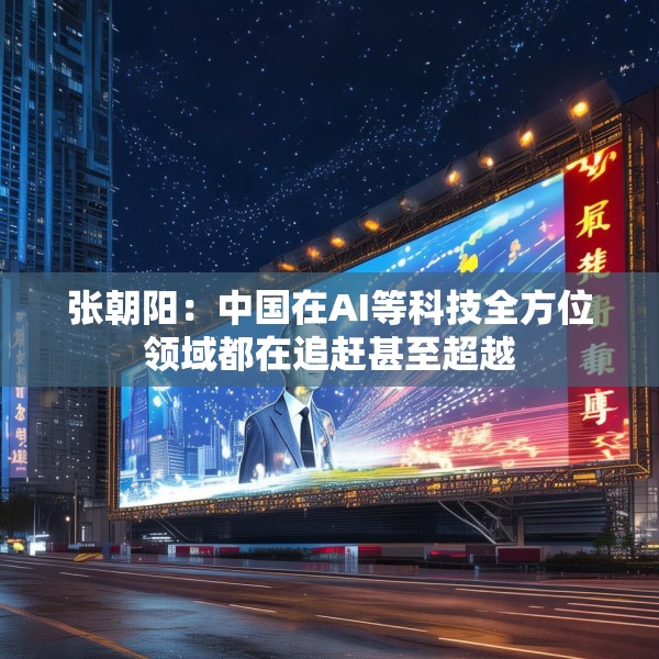 张朝阳：中国在AI等科技全方位领域都在追赶甚至超越