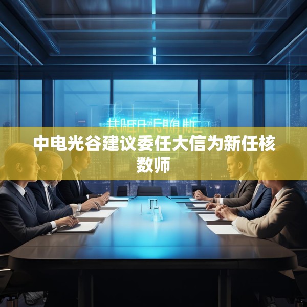 中电光谷建议委任大信为新任核数师