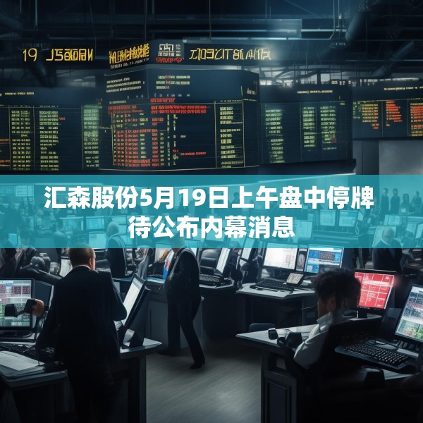 汇森股份5月19日上午盘中停牌 待公布内幕消息